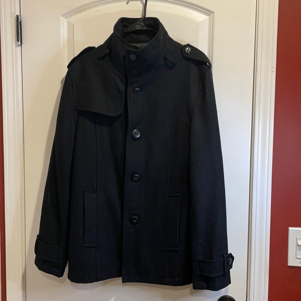 Classic edition Military style peacoat black (medium)